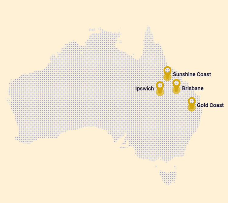Queensland coverage map