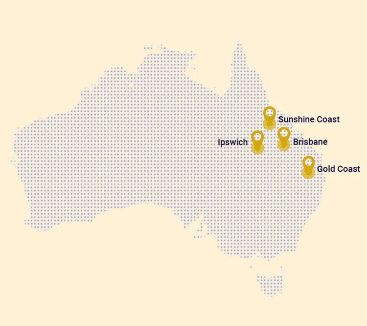 Queensland coverage map