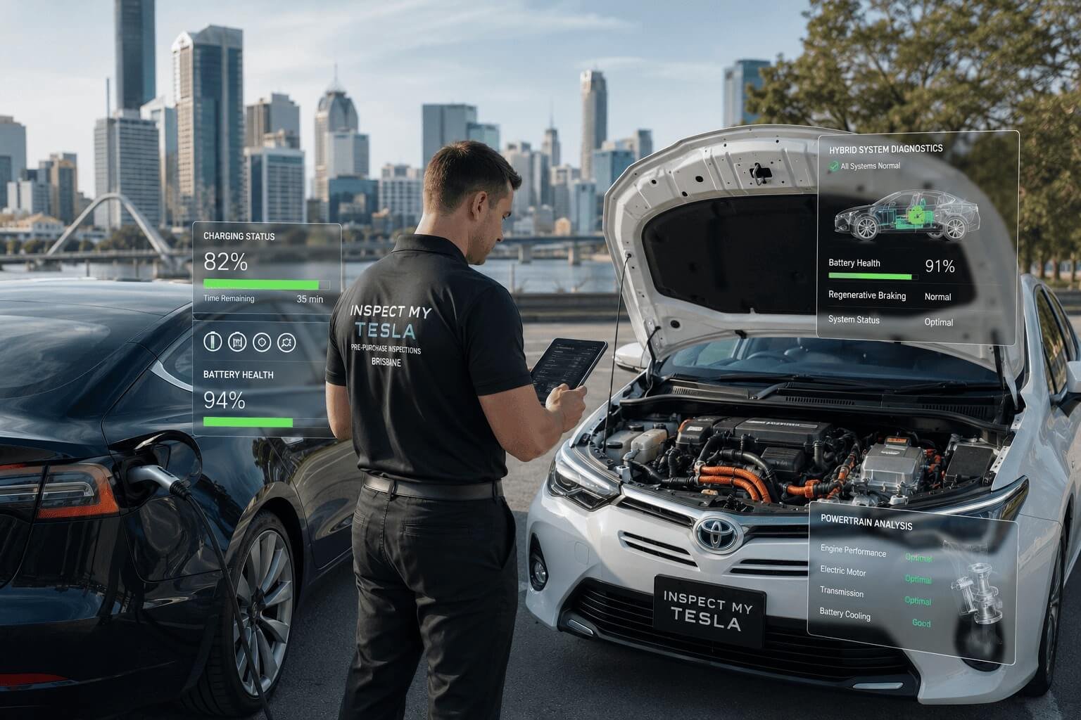 Hybrid vs Electric Vehicle Inspections Brisbane: What’s the Difference?
