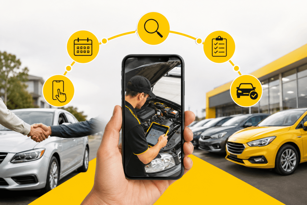 How CarAssure Mobile Car Inspections Work on Private Sales and Dealership Cars
