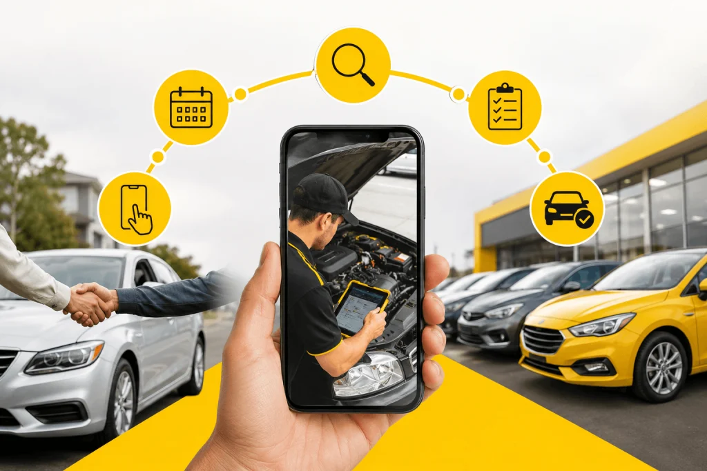 How CarAssure Mobile Car Inspections Work on Private Sales and Dealership Cars
